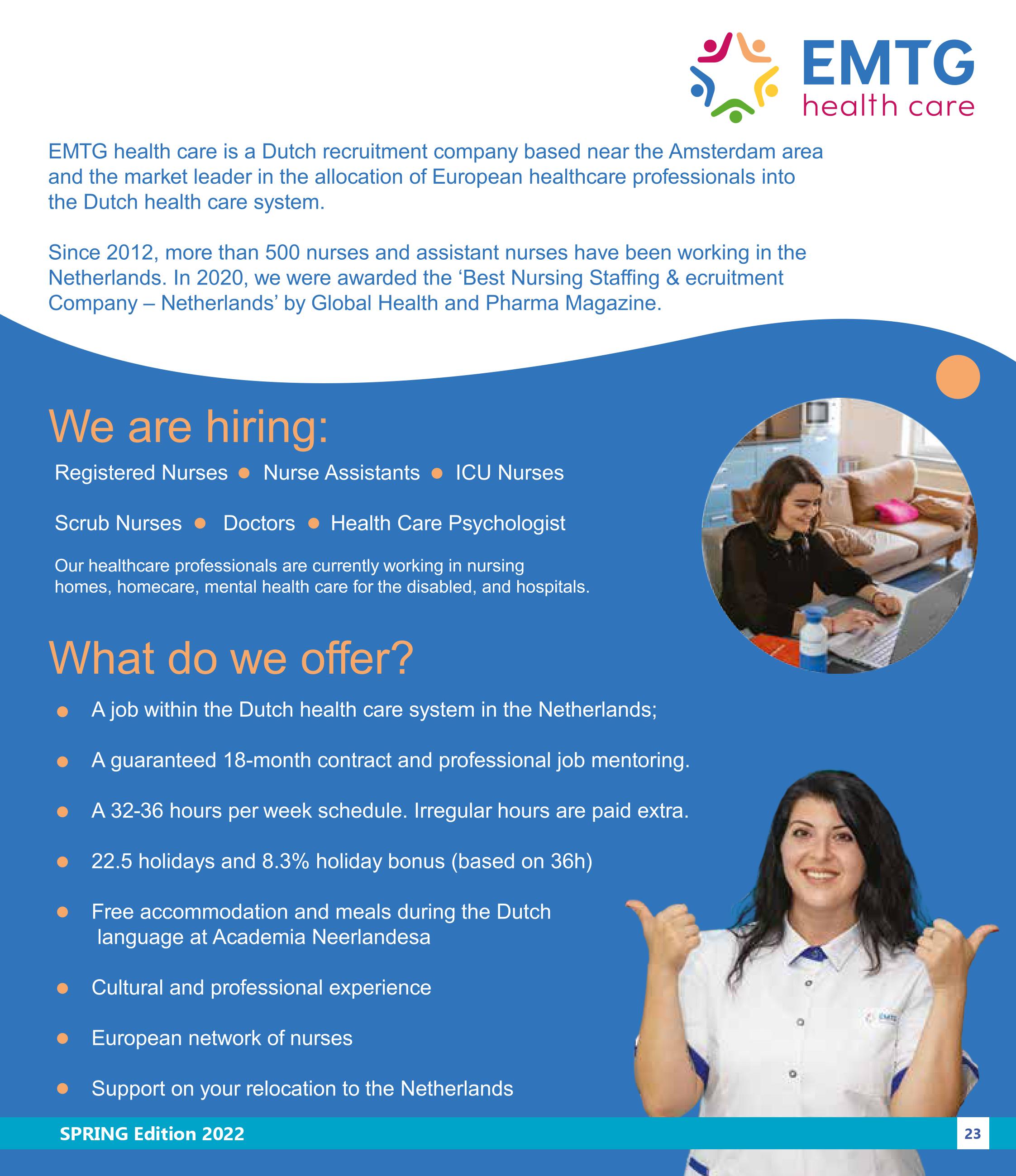 EXPOMEDICS 1 for medical job fairs across Europe